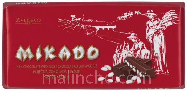 Milk Chocolate with Rice Mikado 225g