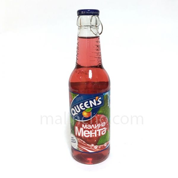 Queen's RaspberryMint Juice (glass bottle) 250ml
