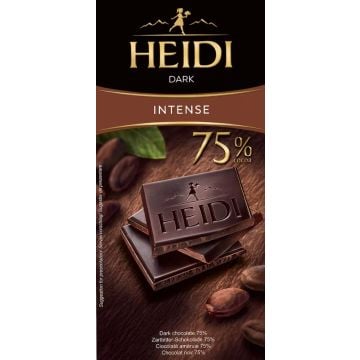 Heidi натурален шоколад Intense Dark 75% 80г