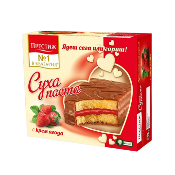 Cake Bars Prestige Strawberry Cream 300g (10X30g)