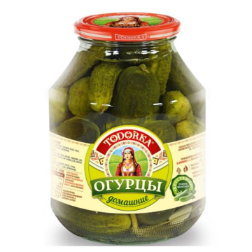Sterilized Gherkins Todorka 1650g
