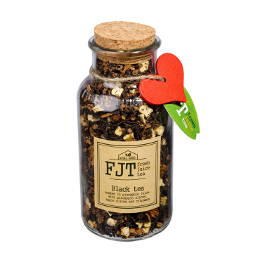 FJT Black Tea in Pineapple Juice with Pineapple Slices, Apple Slices and Cinnamon 150g