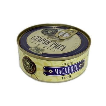 Old Riga Kosher Atlantic Mackerel in Oil (EZ open) 240g