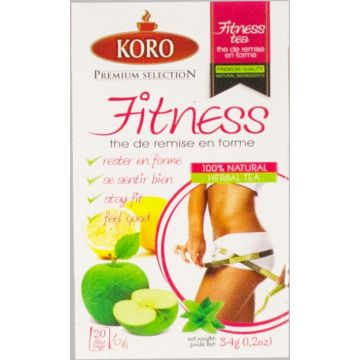 KоRо Premium Selection FITNESS Tea (20 tea bags x 1.7g) 34g