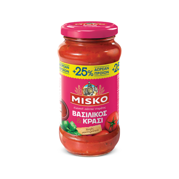 MISKO Sauce with Basil, Thyme and Red Wine 500g