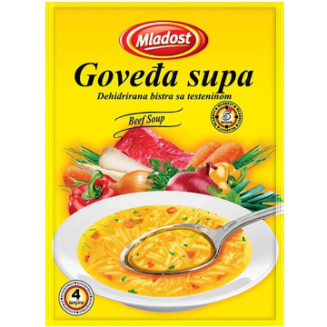 Mladost Beef Soup 65g