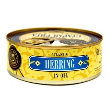 OLD RIGA Kosher Atlantic Herring in Oil (ez open) 240g