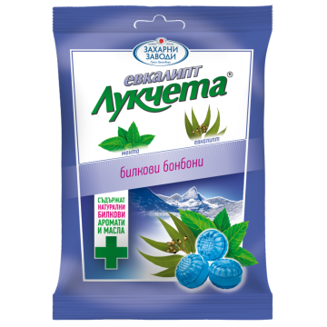 Candy Lukcheta Eucalyptus 75g