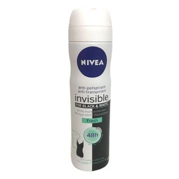 Дамски дезодорант Nivea Black & White Invisible Fresh 150мл