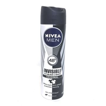 Мъжки дезодорант Nivea Black & White Invisible ORIGINAL 150мл