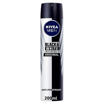 NIVEA Deo Spray XL B&W Invisible Original men 200ml
