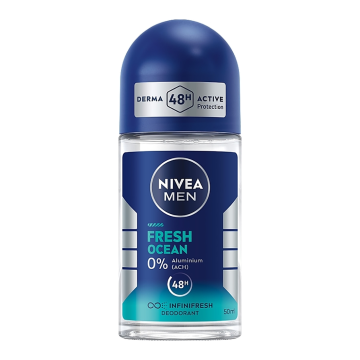 Nivea Deo Roll On Fresh Ocean 0% ACH men 50ml