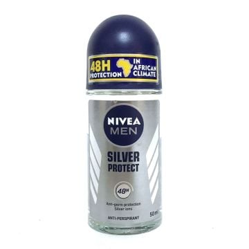 Део рол-он Nivea Silver за мъже 50мл