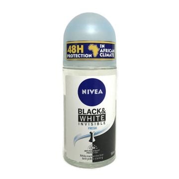 Део рол-он Nivea Black & White Fresh за жени 50мл
