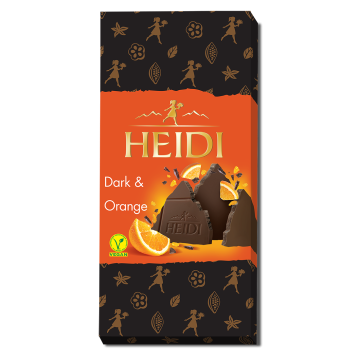 Heidi Dark Chocolate Orange 80g