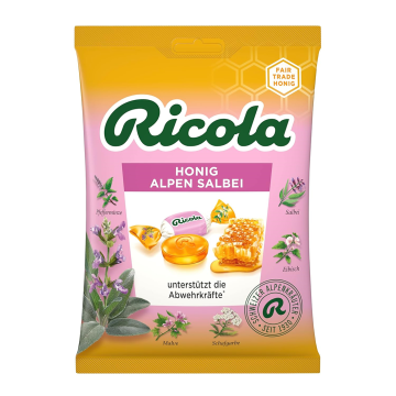 RICOLA Honig Alpen Slabei 75g