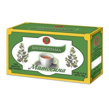 Bioprograma Herbal Tea Lemon Balm (Matocina) (20 tea bags x 1.5g)