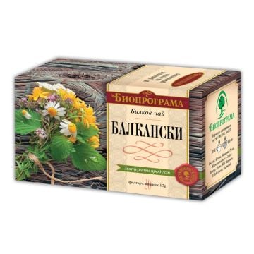 Bioprograma PREMIUM Herbal Tea BALKAN 20 bags x 1.7g