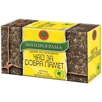 Bioprograma Herbal Tea MEMORY CARE 20 bags x 1.5g