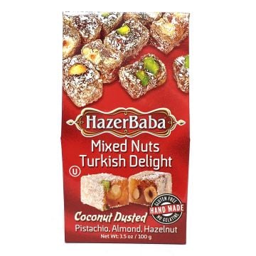 Турски локум с ядки и кокос Hazerbaba 100г