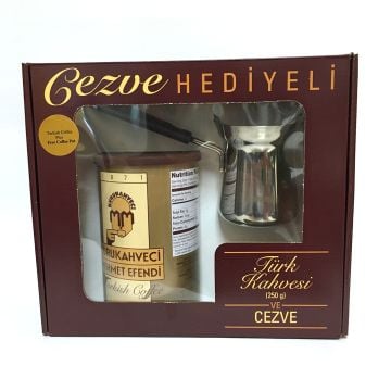 Mehmet Efendi Turkish Coffee with Coffee Pot 250g