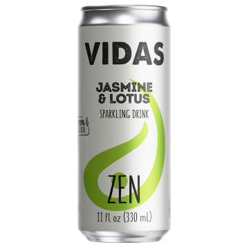 VIDAS Fine Sparkling Jasmine & Lotus Drink (ZEN) 330ml