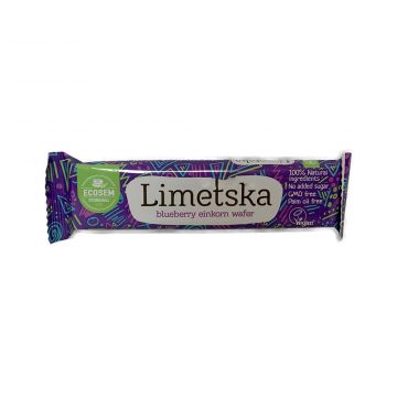 ECOSEM Stonemill Limetska Eincorn Wafer with Blueberry NO sugar added 30g