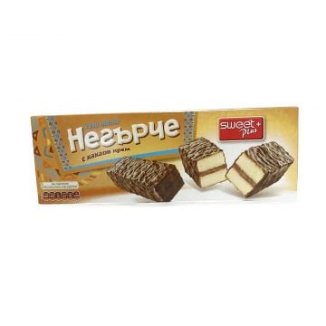Chocolate coated Vanilla Cake Bar NEGARCHE with cocoa cream 185g