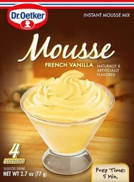 DR. Oetker French Vanilla Mousse 2.7oz(77g)