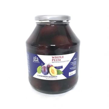 Belevini Whole PLUMS in Light Syrup 1800g