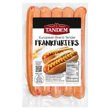 Tandem European Tender Frankfurters 1.47 lbs