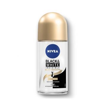 NIVEA Deo Roll On Black&White Invisible Silky Smooth for women 50ml