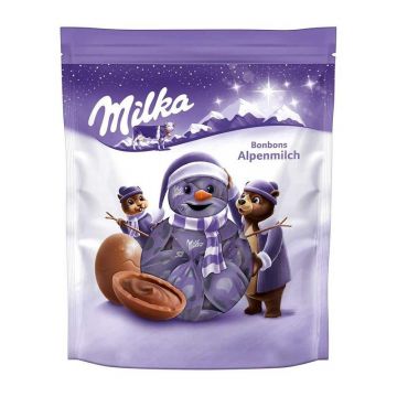Milka Christmas Chocolate Bonbons Alpenmilch 86g
