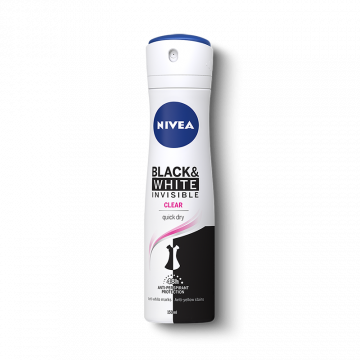 NIVEA Deo Spray Black&White Clear for women 150ml