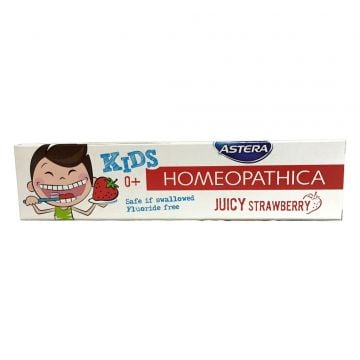 Astera Kids Homeopathica Toothpaste Juicy Strawberry 0+ 50ml