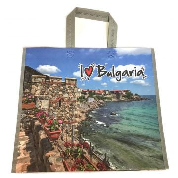 I Love Bulgaria Reusable Shopping Bag (Plovdiv & Sozopol)