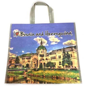 I Love Bosnia and Herzegovina Reusable Shopping Bag 