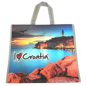 I Love Croatia Reusable Shopping Bag