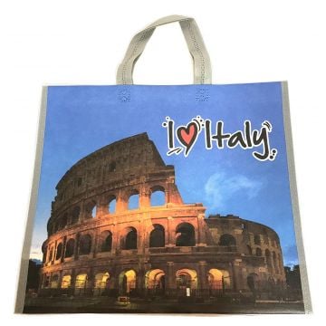 I Love Italy Reusable Shopping Bag (Colosseum & Venice)