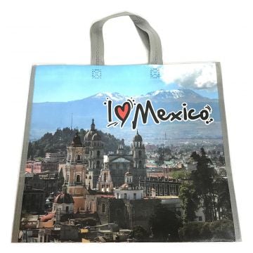 I Love Mexico Reusable Shopping Bag (Mountains)