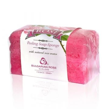 Rose Peeling Soap (Sponge) 70g