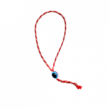 Martenitza Bracelet with Blue Eye Bead