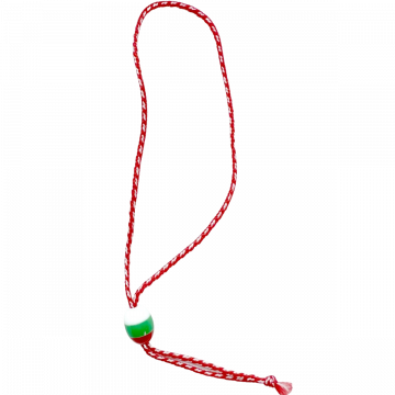 Martenitza Bracelet with Bulgarian Flag Bead