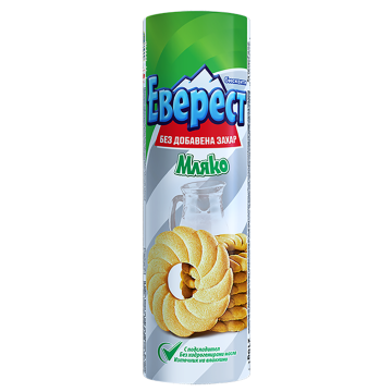 Cookies EVEREST with milk NO SUGAR added 210g
