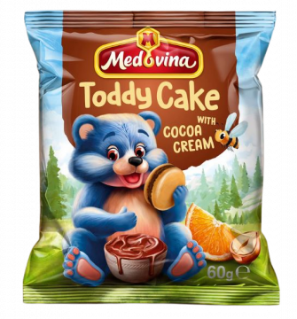 TODDY Cake MEDOVINA with Cocoa Cream 60g