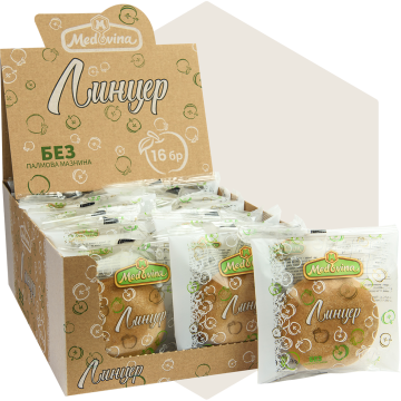 MEDOVINA Honey Linzer No Palm Oil 55g