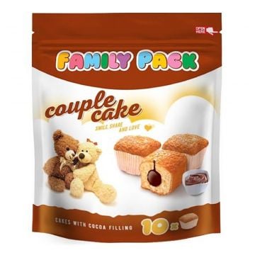 POBEDA Couple Cake Family pack Cocoa x10 200g