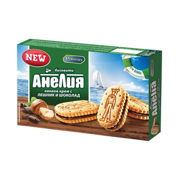 ANELIA Sandwich Biscuits with Hazelnut and Cocoa Cream 187g
