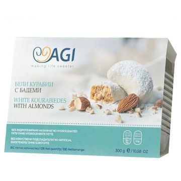 AGI White Homemade Cookies with Almonds 280g