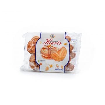 AGI Puff Pastry Heart Cookies 180g